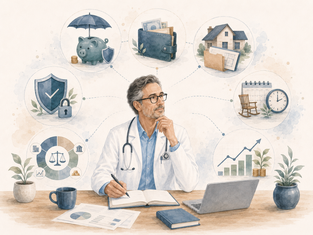 Médecin libéral qui investit son épargne avec cohérence